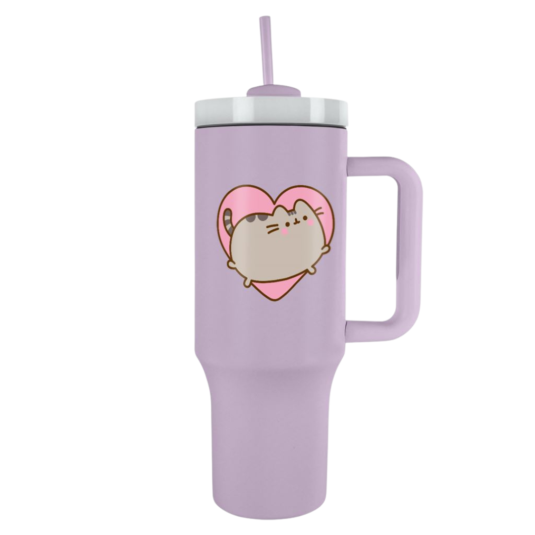 PUSHEEN (HEART) 40oz TUMBLER