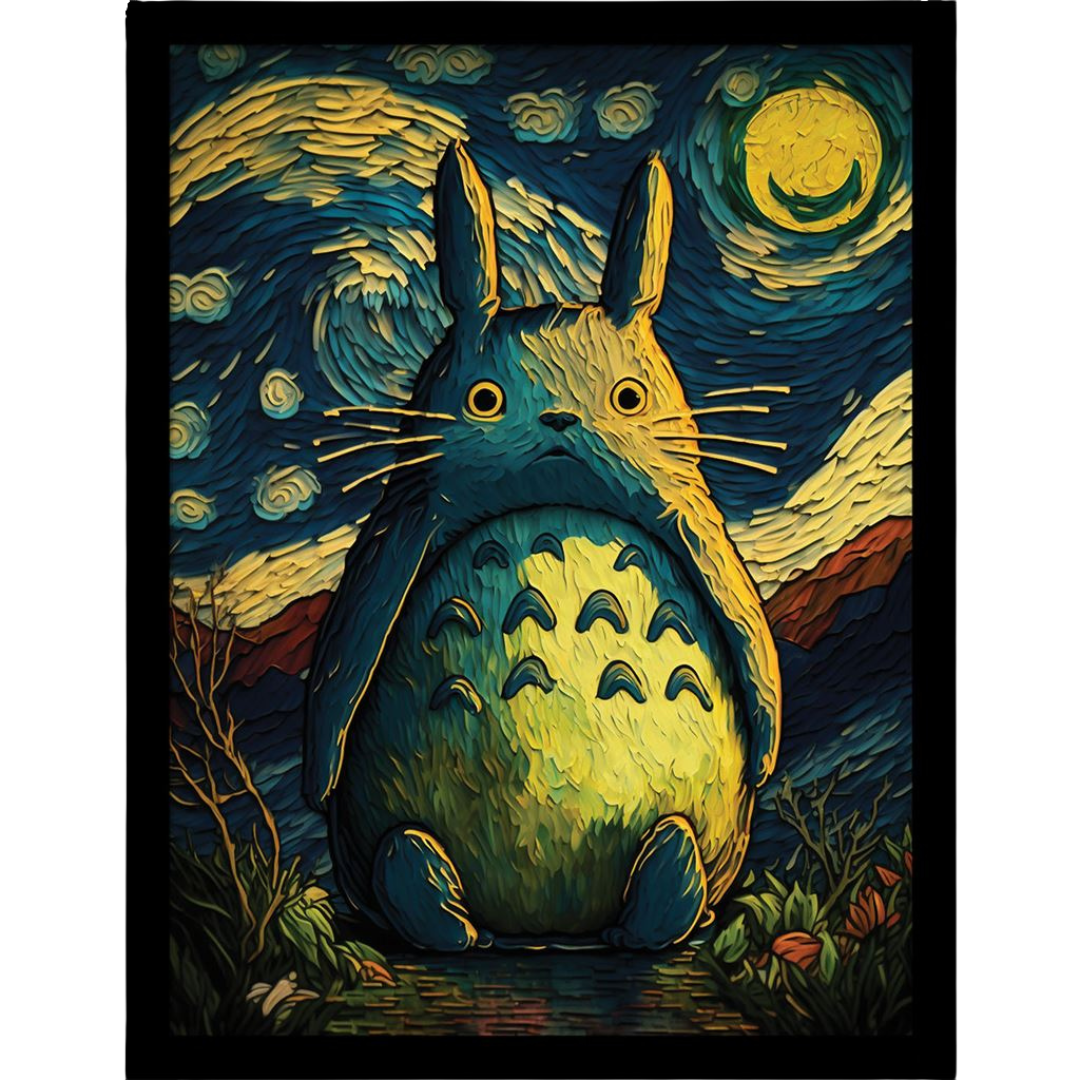 Ilustrata (TOTORO NIGHT) Framed Photo