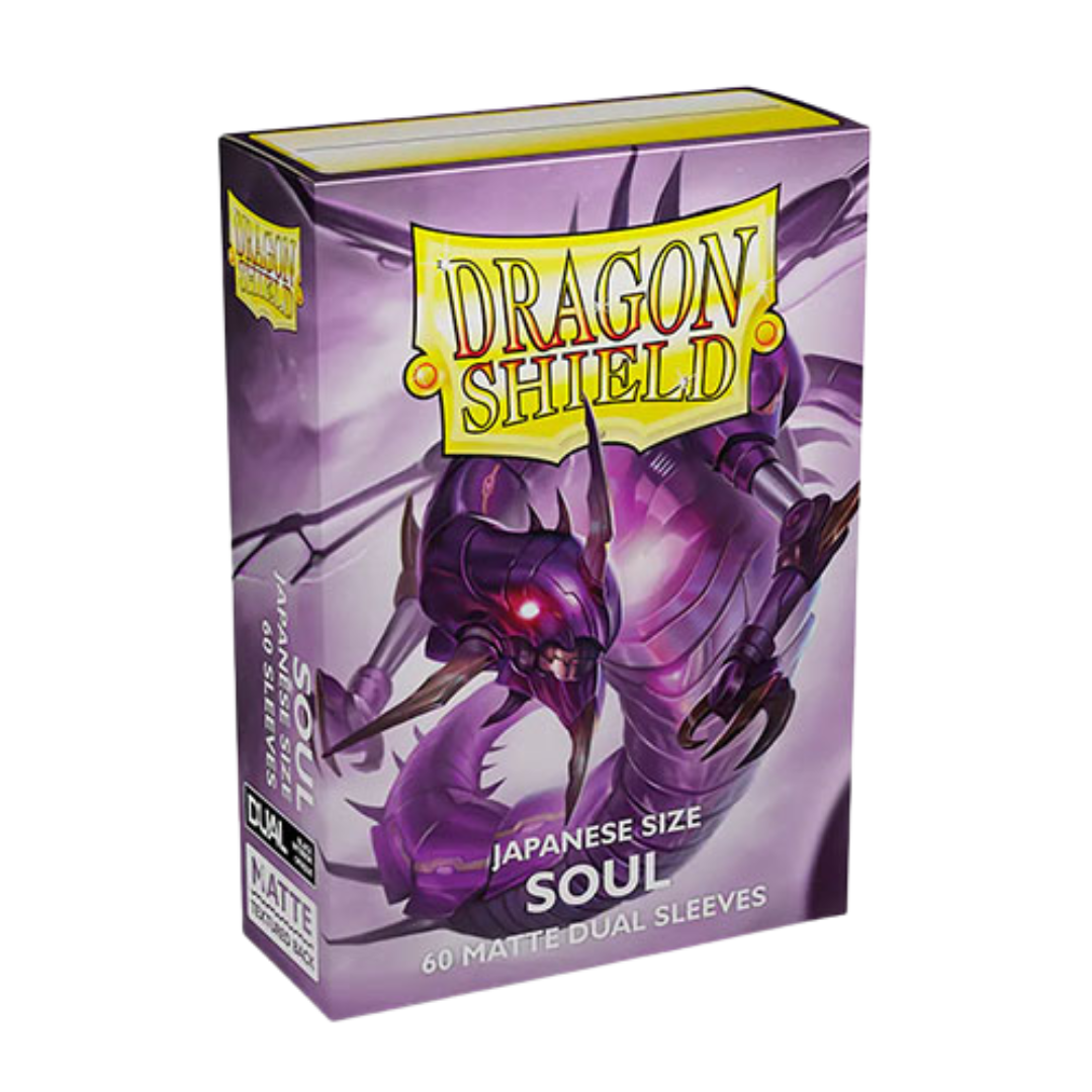Dragon Shield - Dual Matte Japanese Size Sleeves 60pk - Limited Edition Metallic Soul Purple