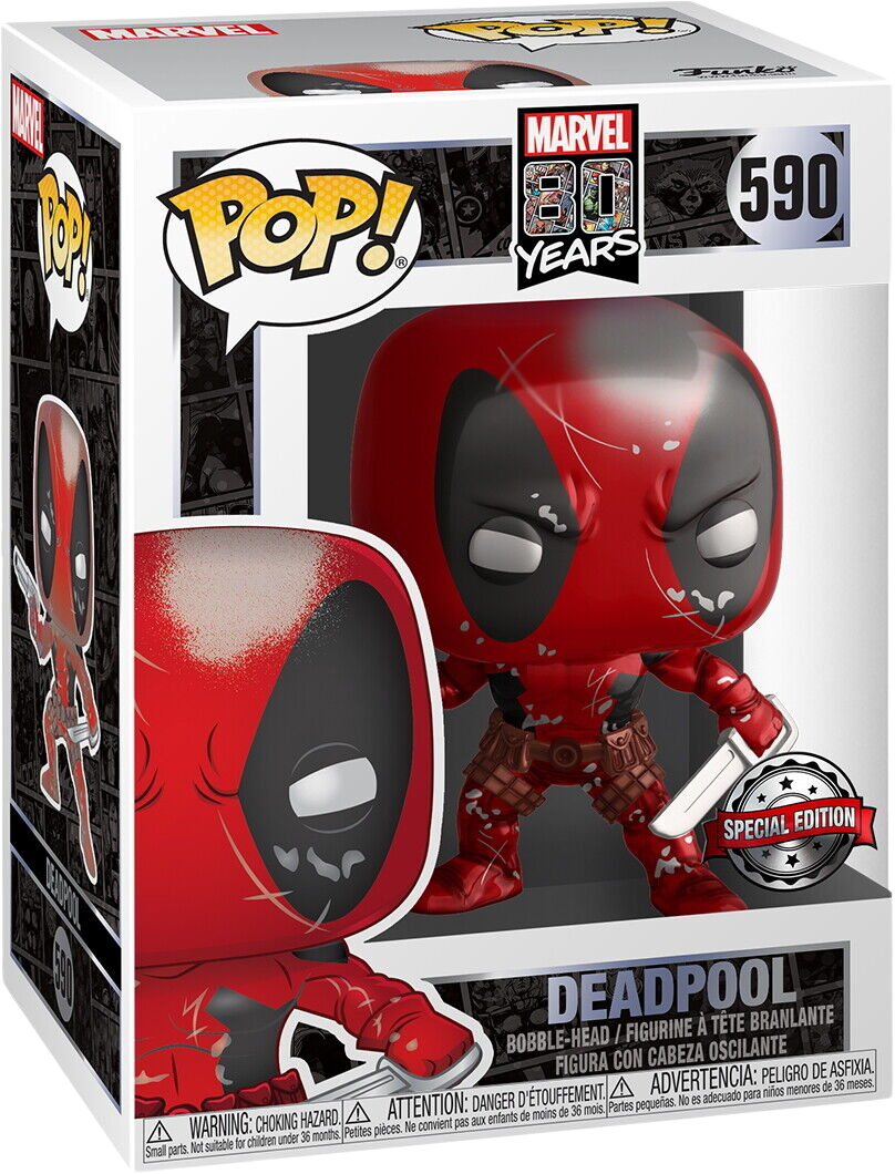 Funko Pop! Marvel 80 Years Deadpool Special Edition (590)