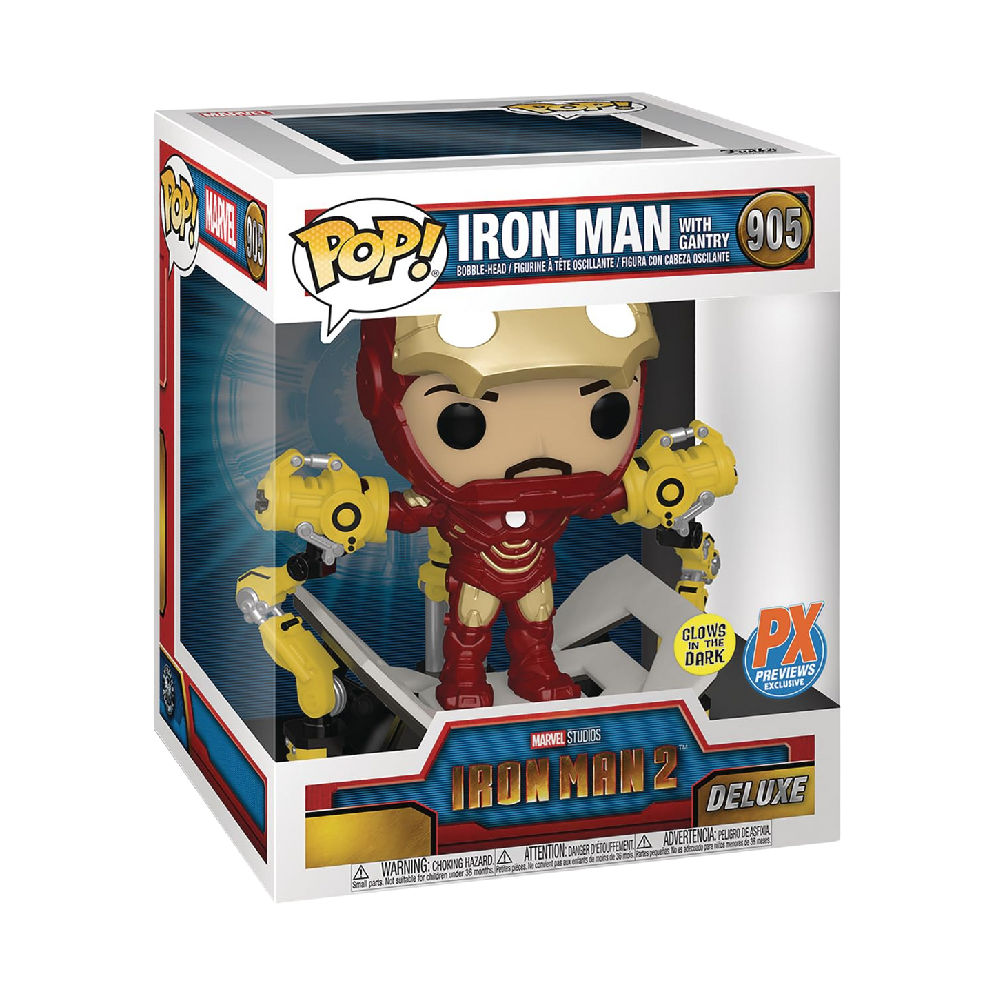 Iron Man 2 Iron Man with Gantry Pop! Vinyl Figure 905
