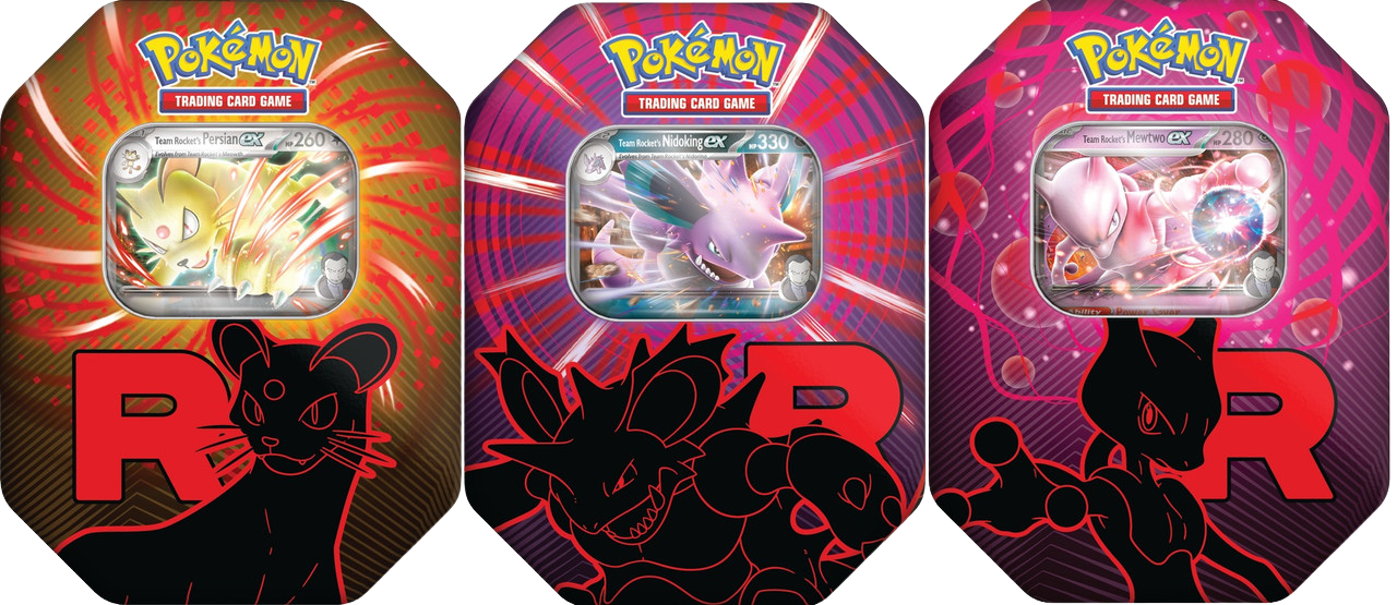 Pokemon team rocket tin