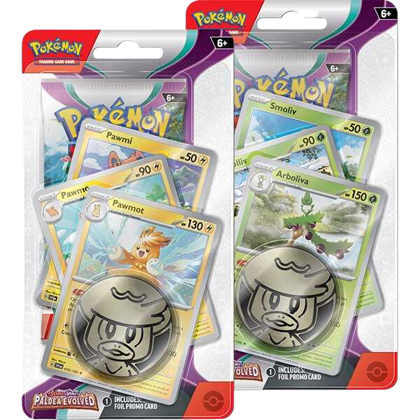 Pokemon Scarlet & Violet Paldea Evolved Checklane Blister