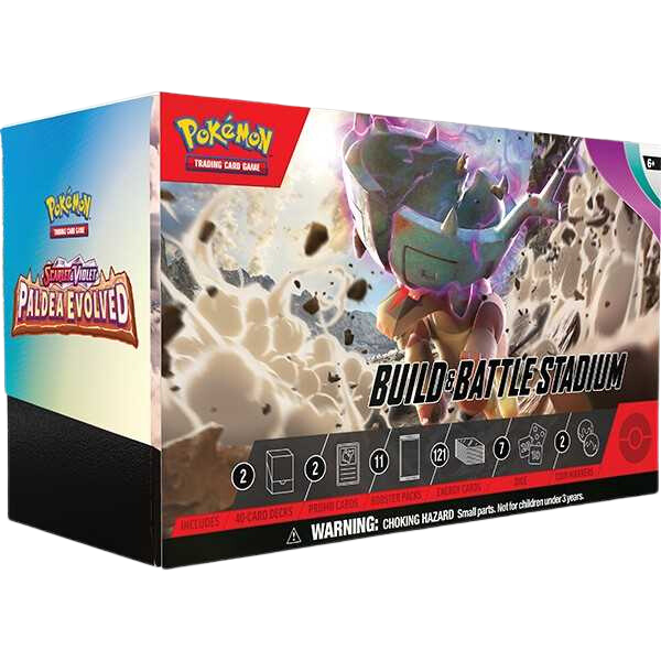 Pokemon Scarlet & Violet Paldea Evolved Build and Battle Stadium