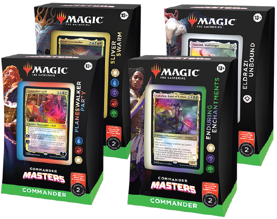 Magic the Gathering Commander Masters Commander decks