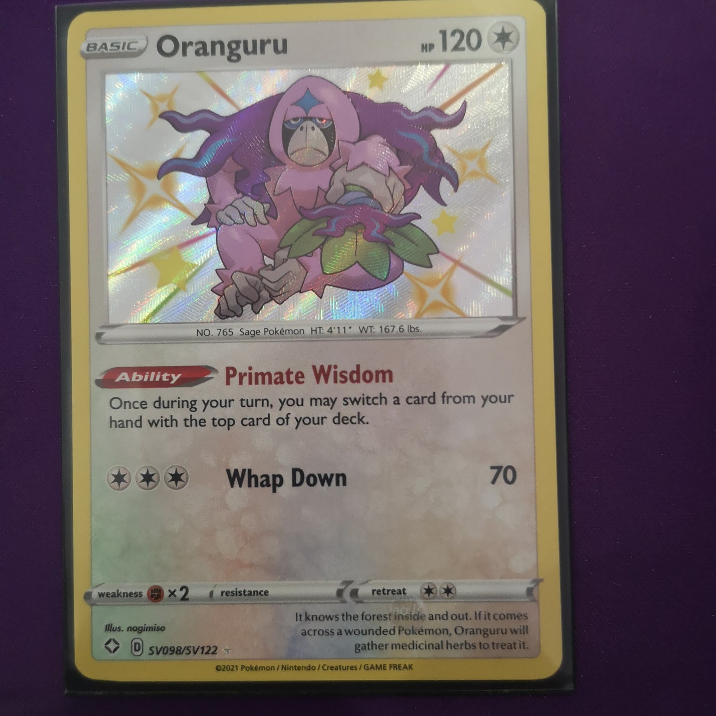 Pokemon Oranguru SV098/SV122