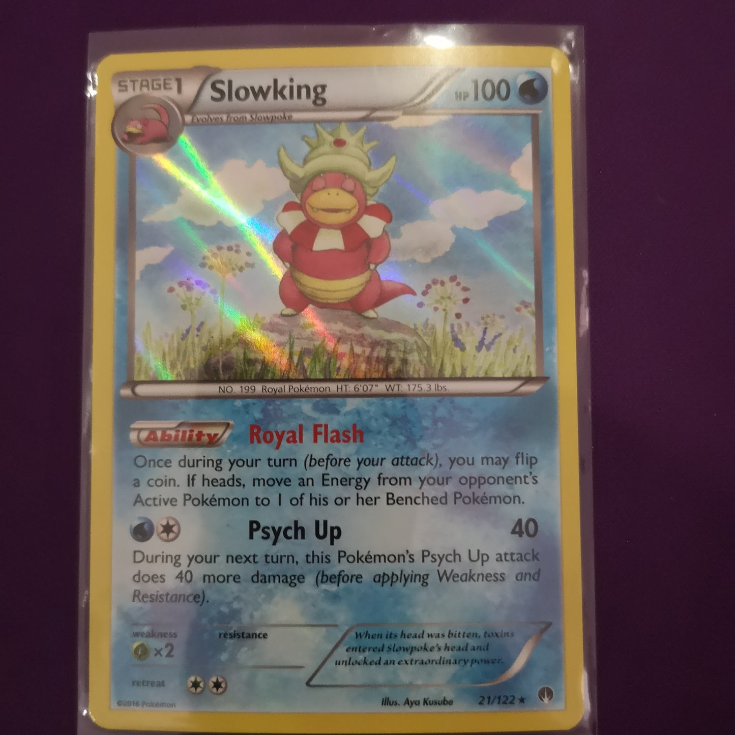 Pokemon Slowking Holo 21/122
