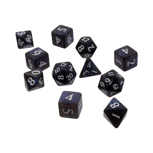 Ultra Pro - Eclipse 11 Dice Set - Jet Black