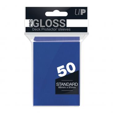 Ultra Pro Gloss 50ct Blue Standard Sleeves