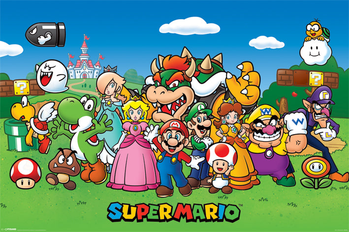 Super Mario (Characters) Poster 05