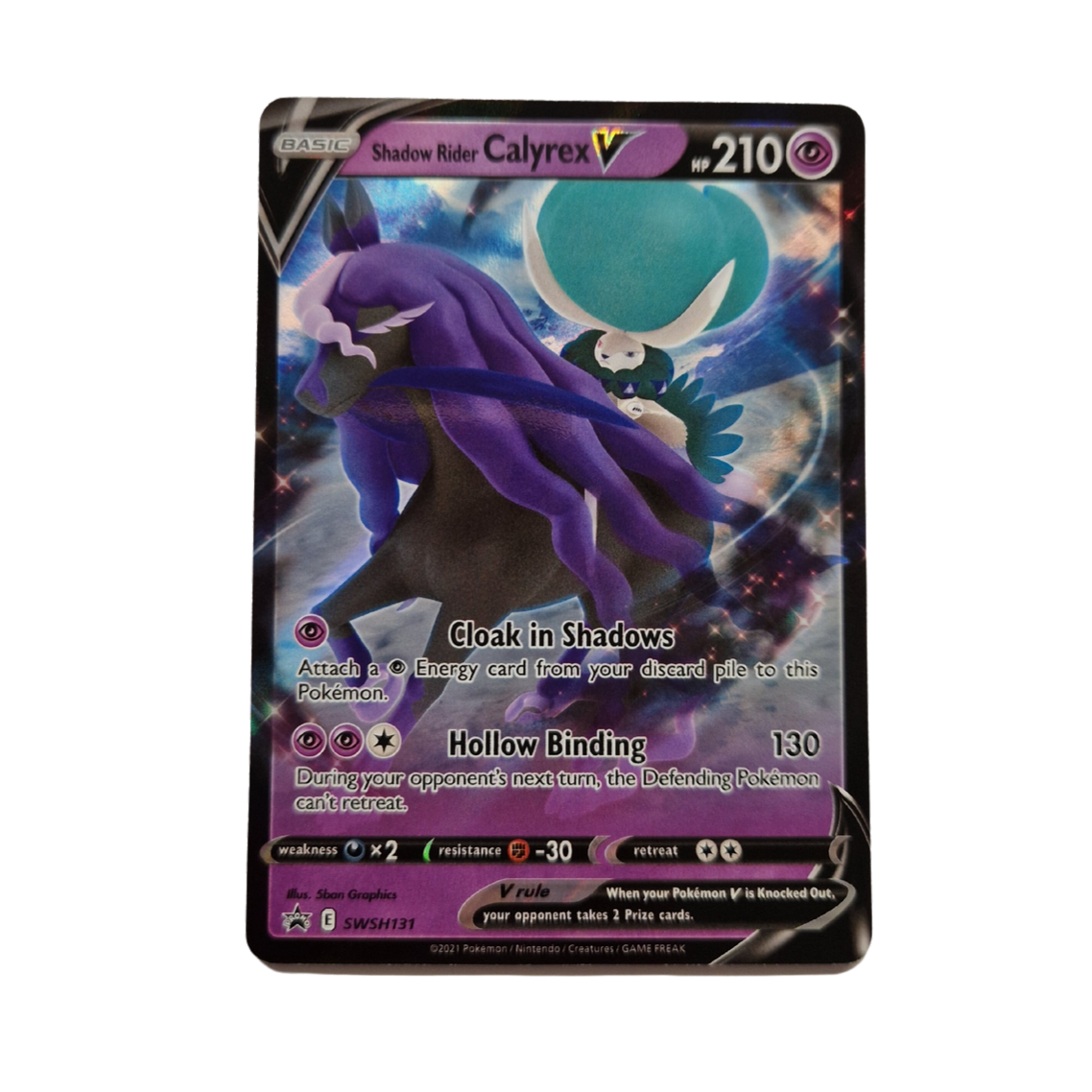 Pokemon Shadow Rider Calyrex V SWSH131
