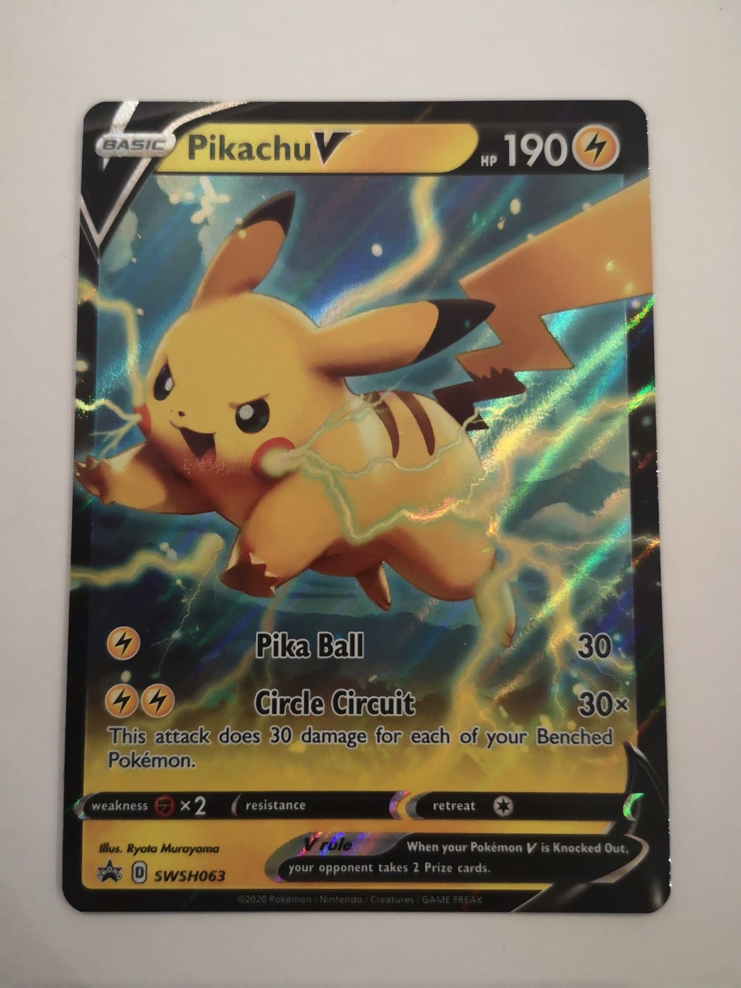Pokemon Pikachu V SWSH063