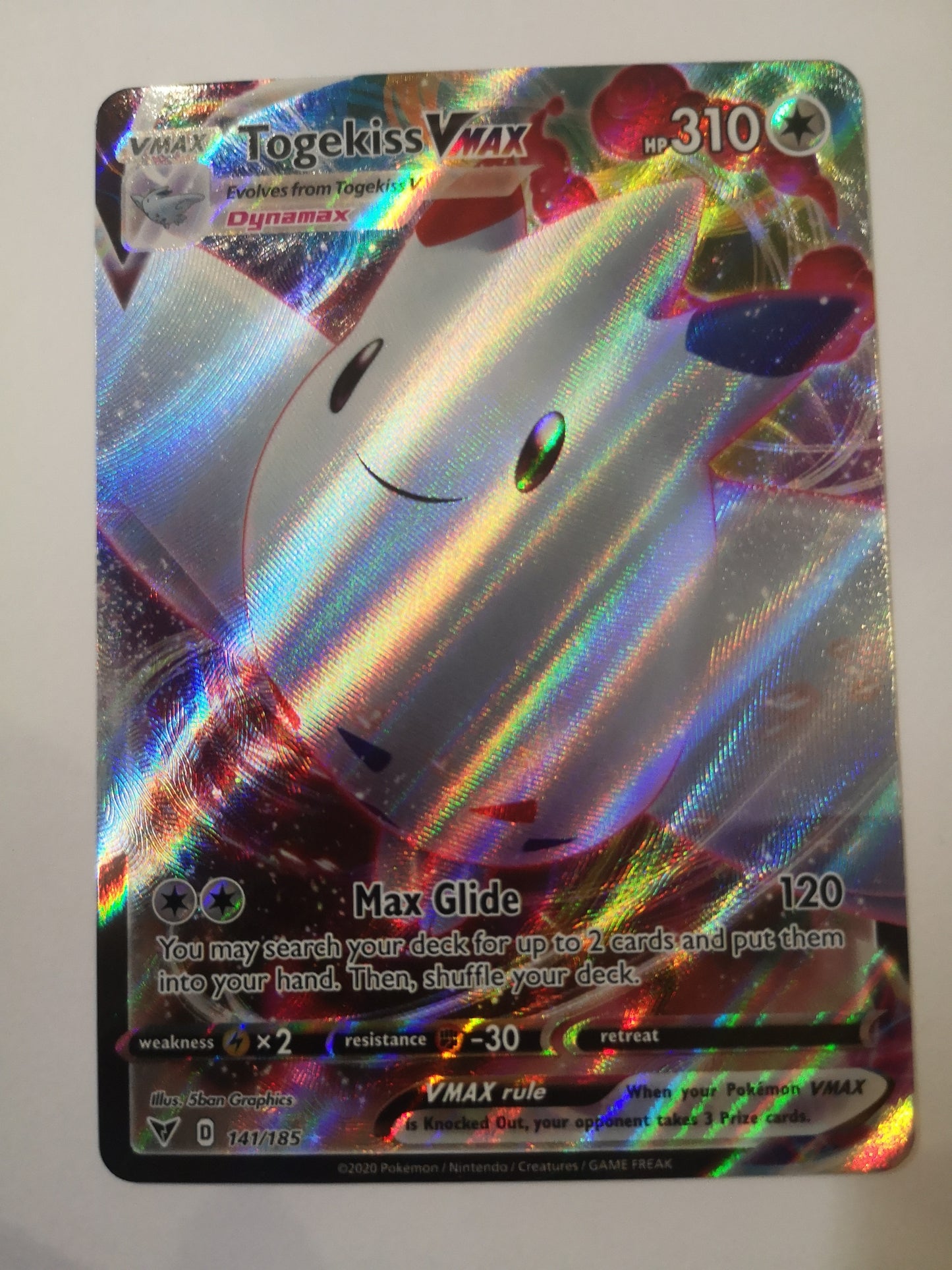 Pokemon Togekiss VMAX 141/185