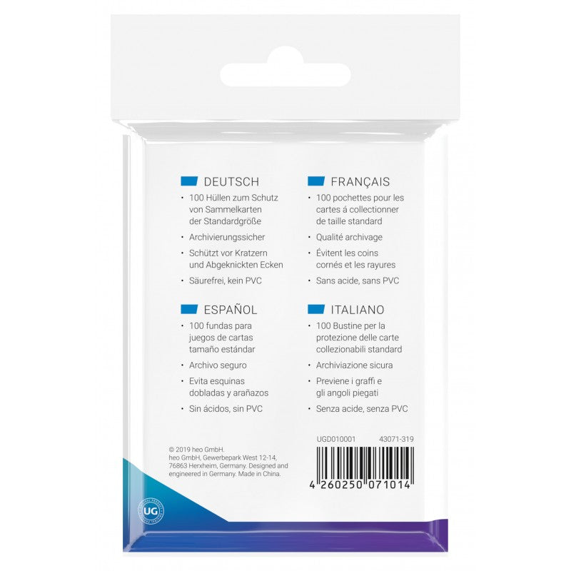 Ultimate Guard Standard Classic Transparent 100 Sleeves