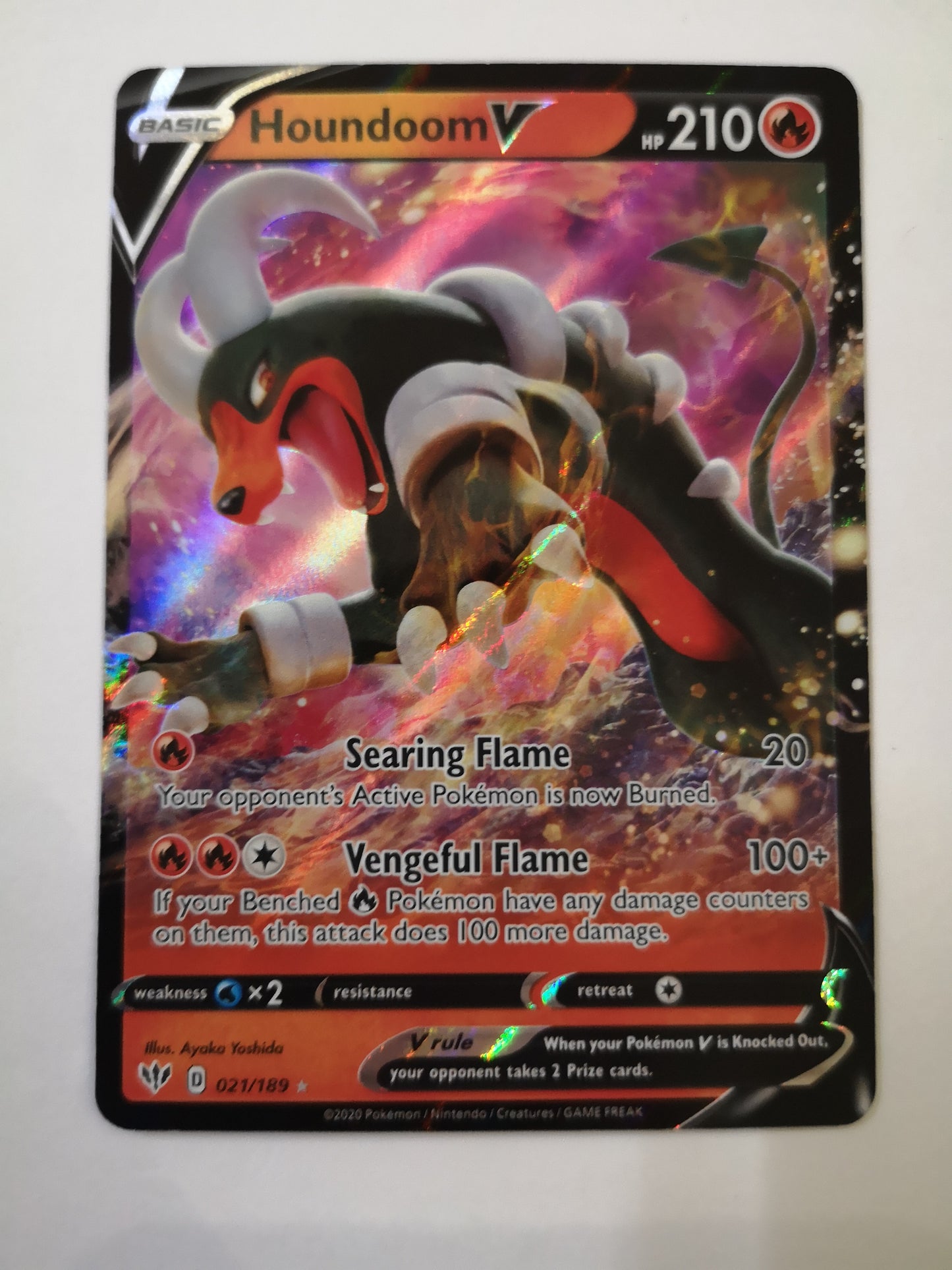 Pokemon Houndoom V 021/189