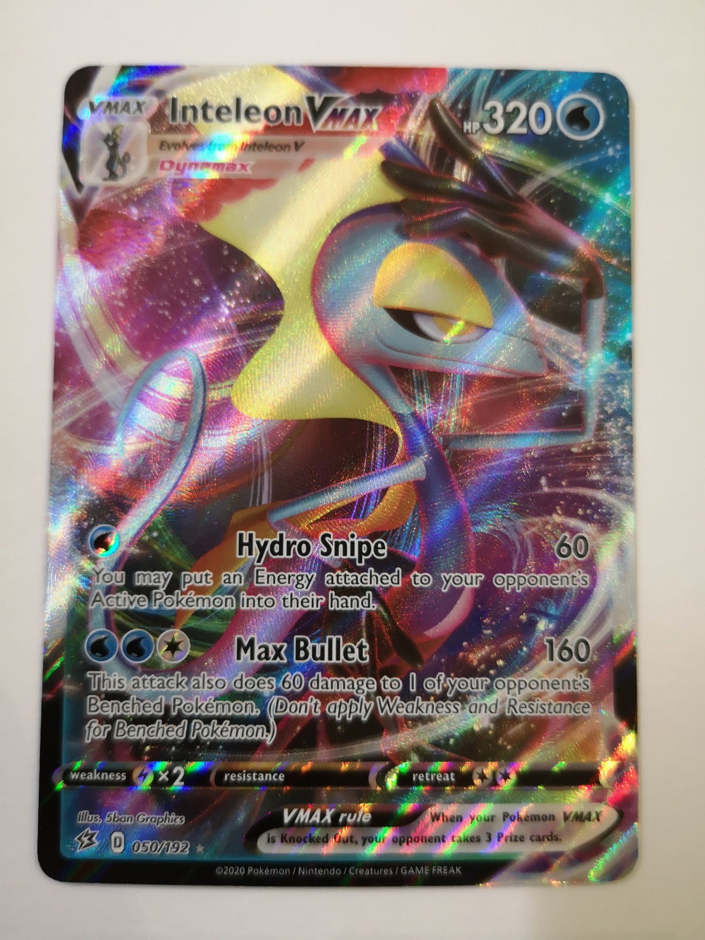 Pokemon Inteleon VMAX 050/192