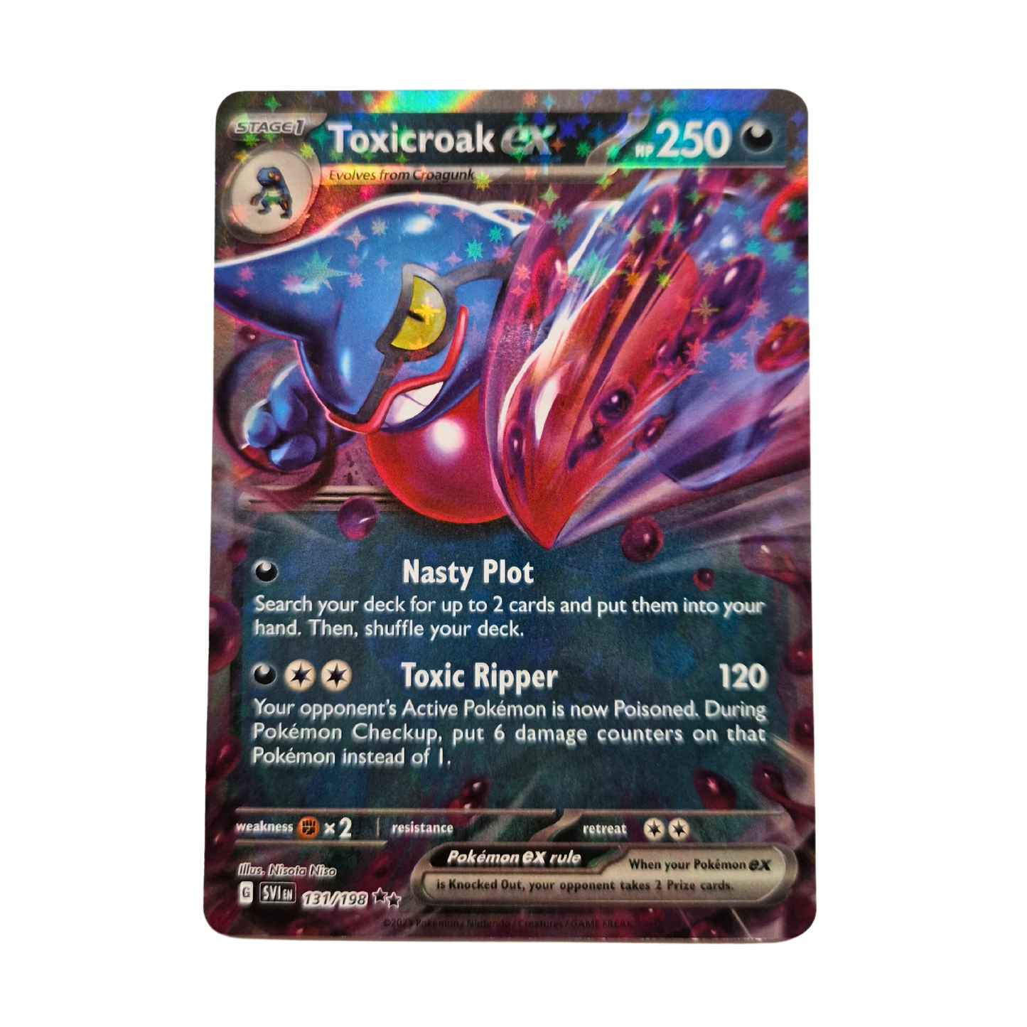 Pokemon Toxicroak EX 131/198