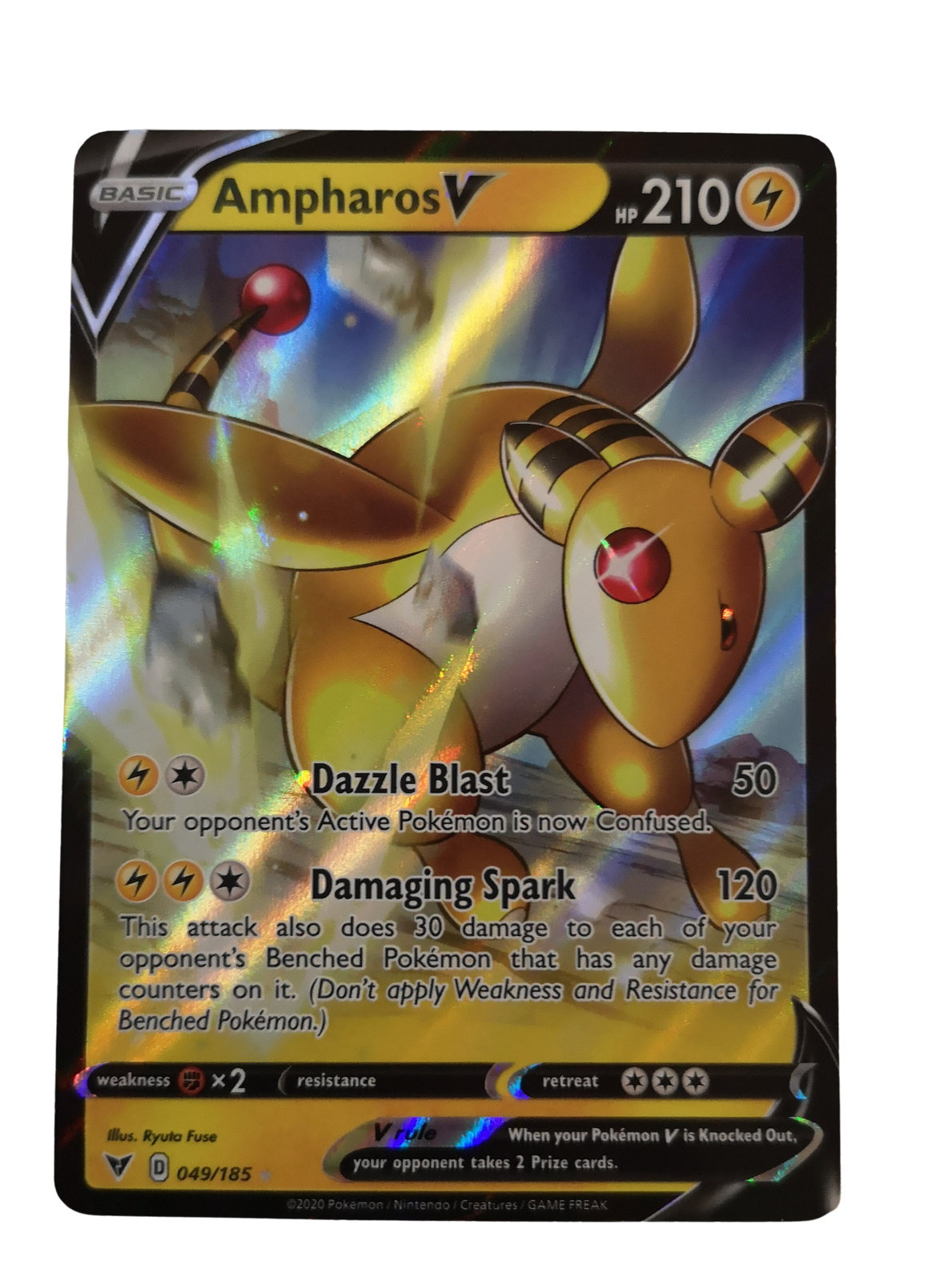 Pokemon Ampharos V 049/185
