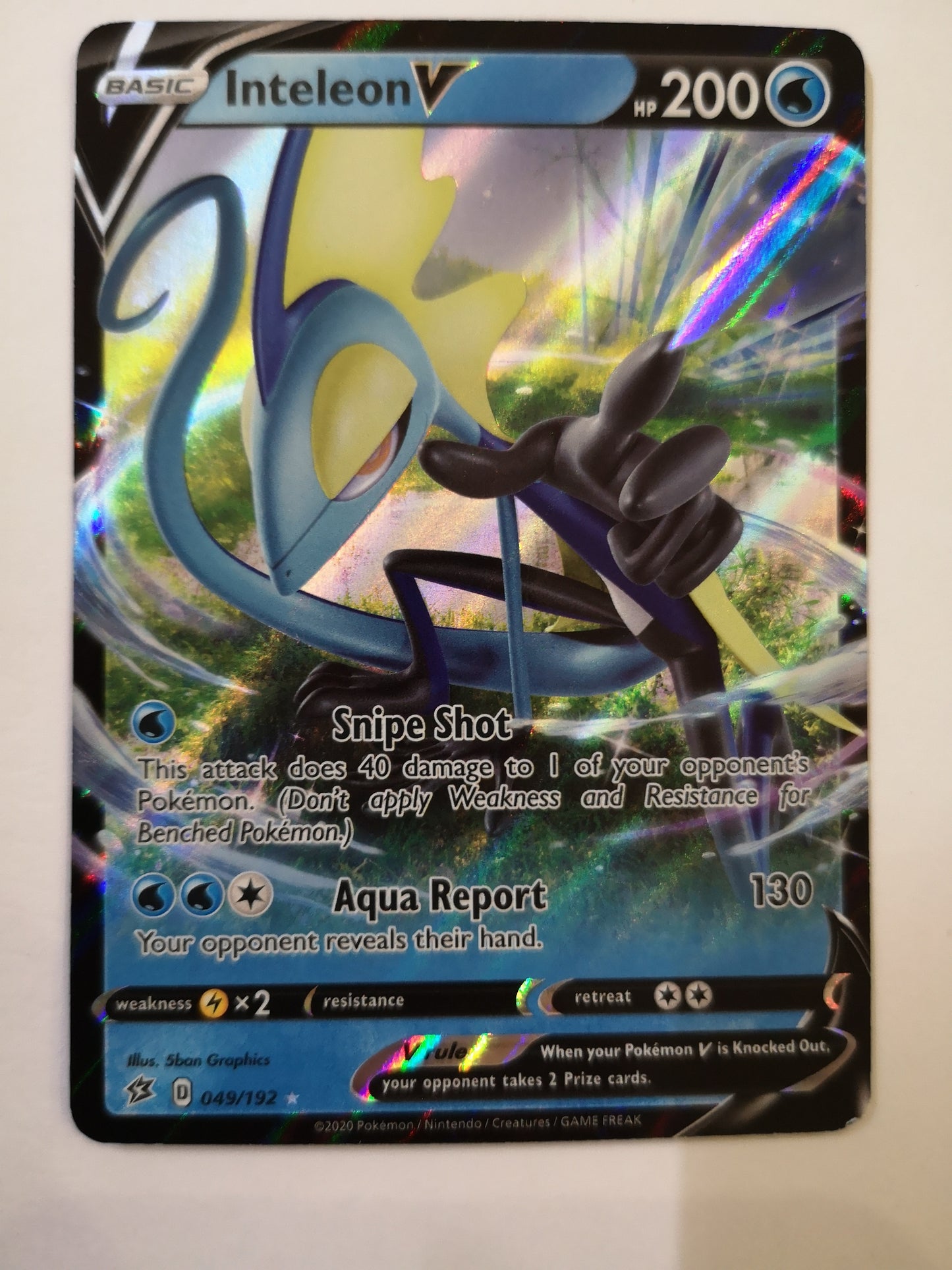 Pokemon Inteleon V 049/192
