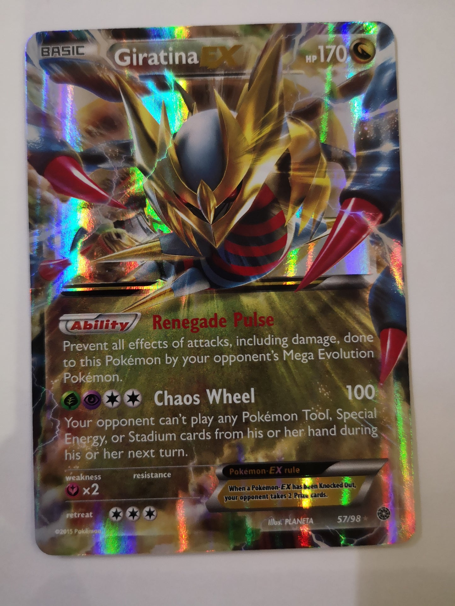 Pokemon Giratina EX 57/98