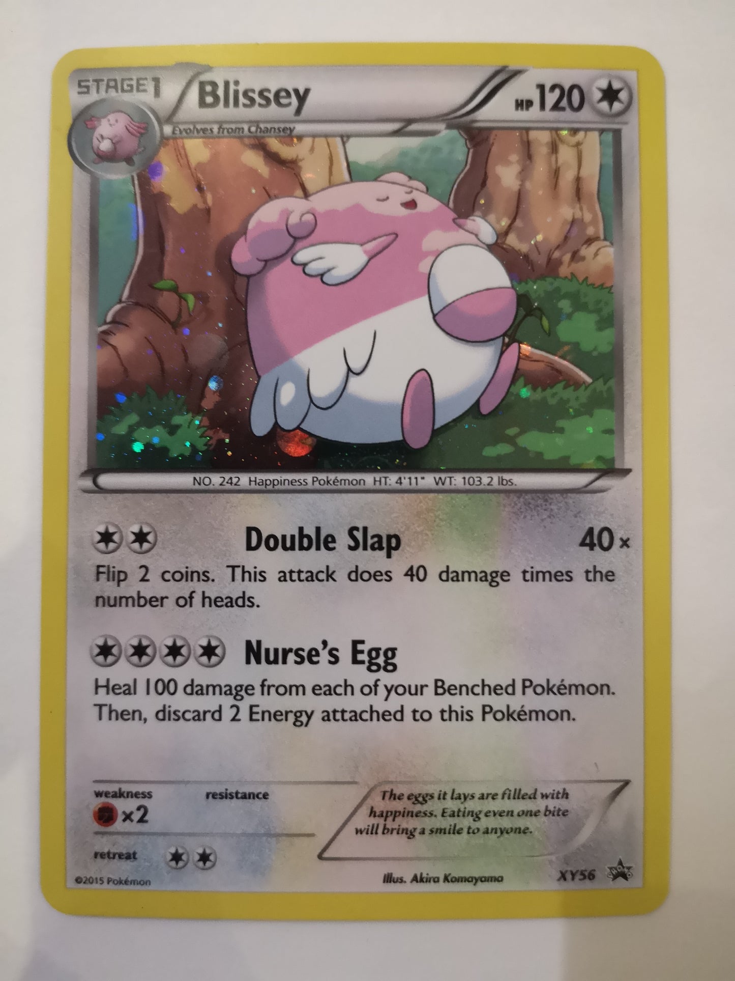 Pokemon Blissey Holo XY56