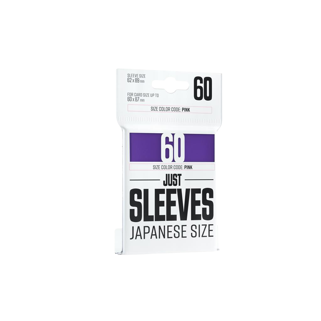 JUST SLEEVES - JAPANESE SIZE PURPLE (60 SLEEVES)