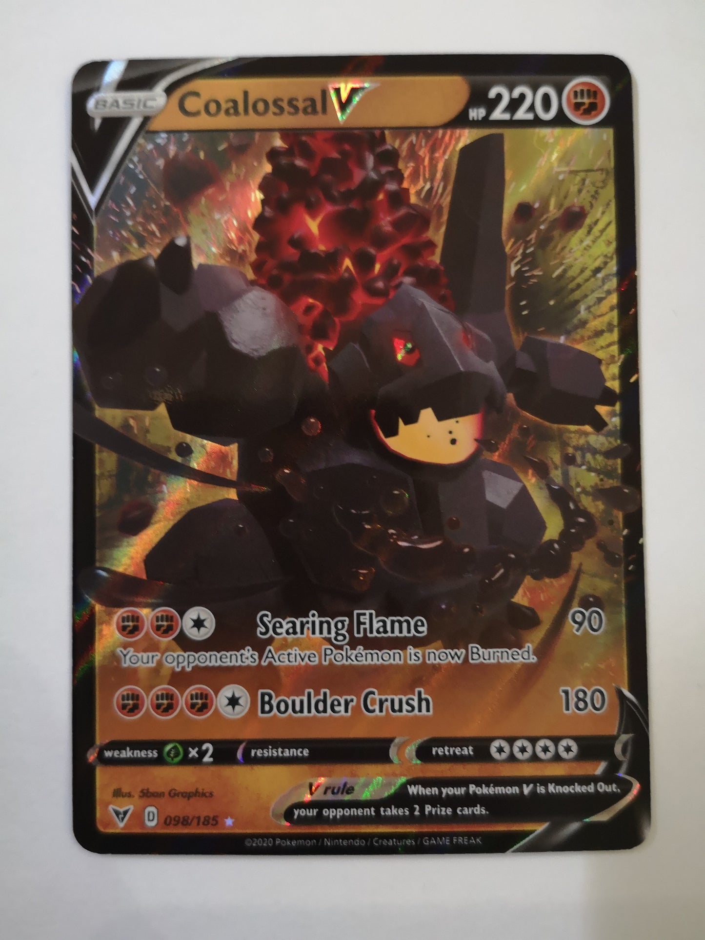 Pokemon Coalossal V 098/185