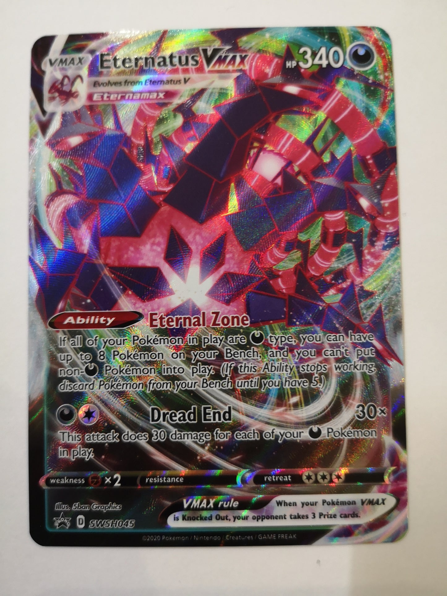 Pokemon Eternatus VMAX SWSH045