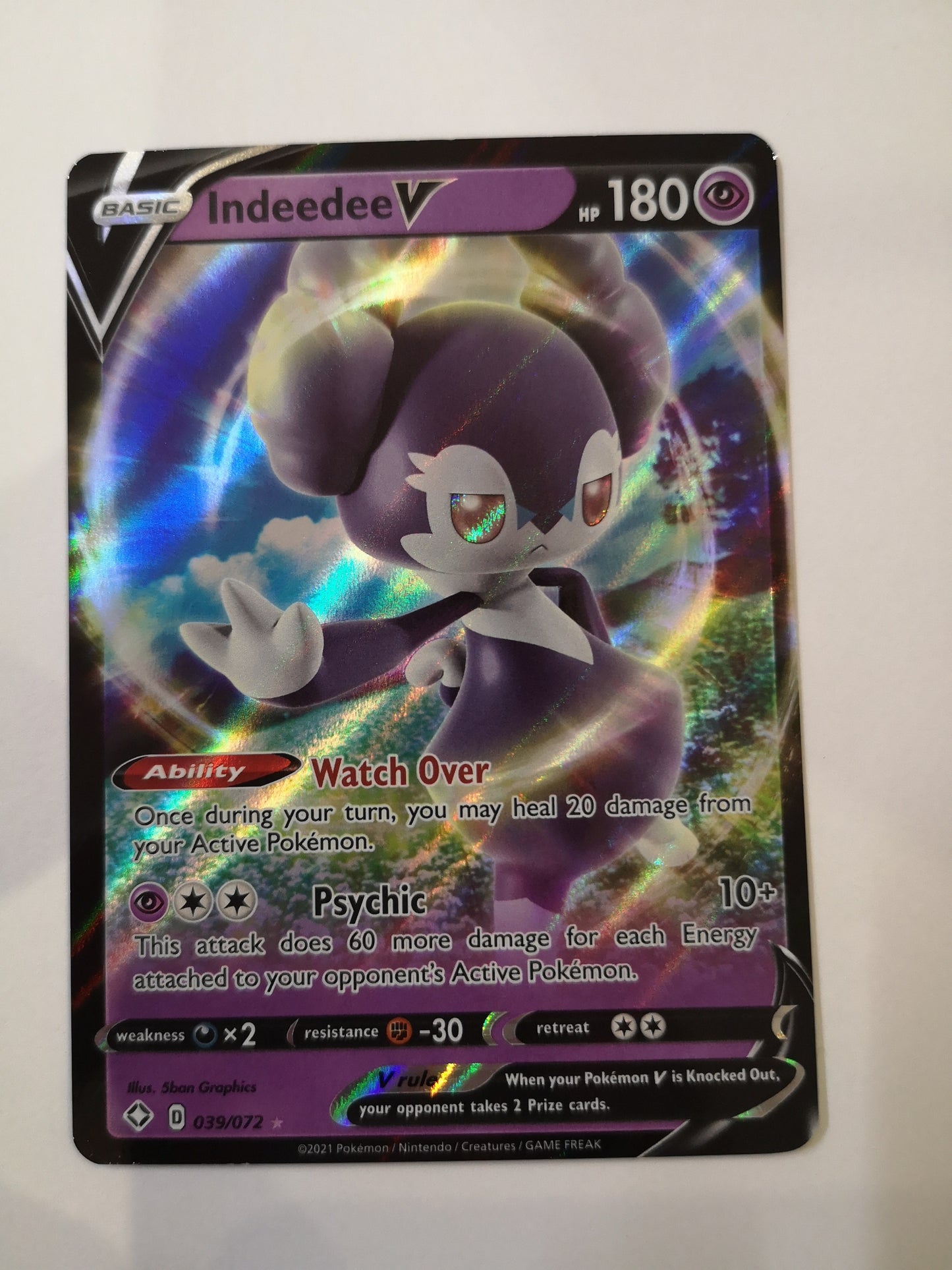 Pokemon Indeedee V 039/072