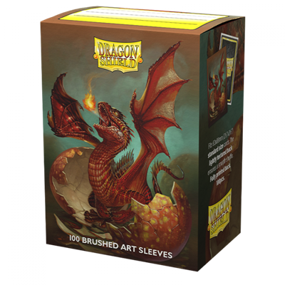 DRAGON SHIELD STANDARD SIZE BRUSHED ART SLEEVES - SPARKY (100 SLEEVES)