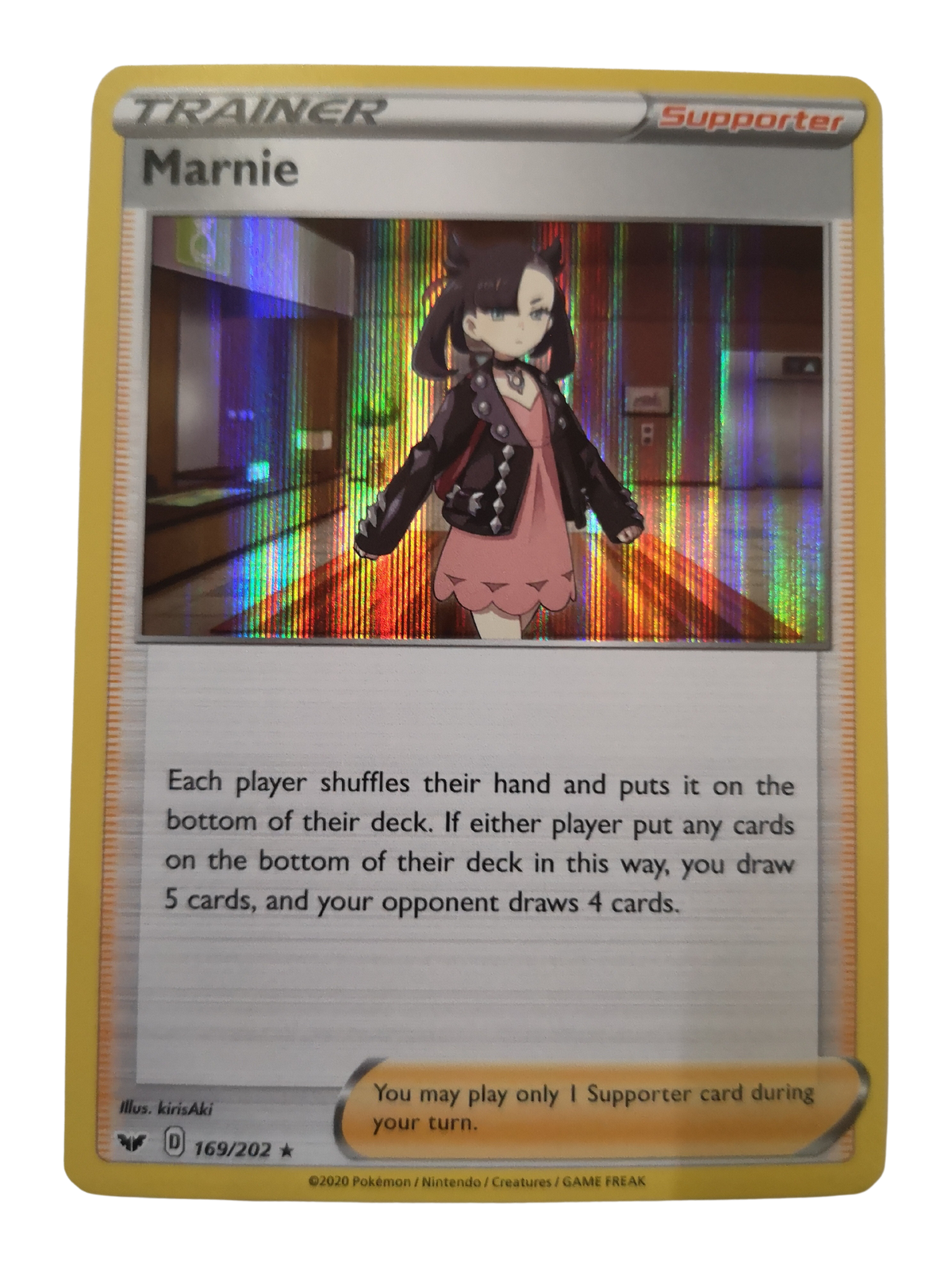 Pokemon Marnie Holo 169/202