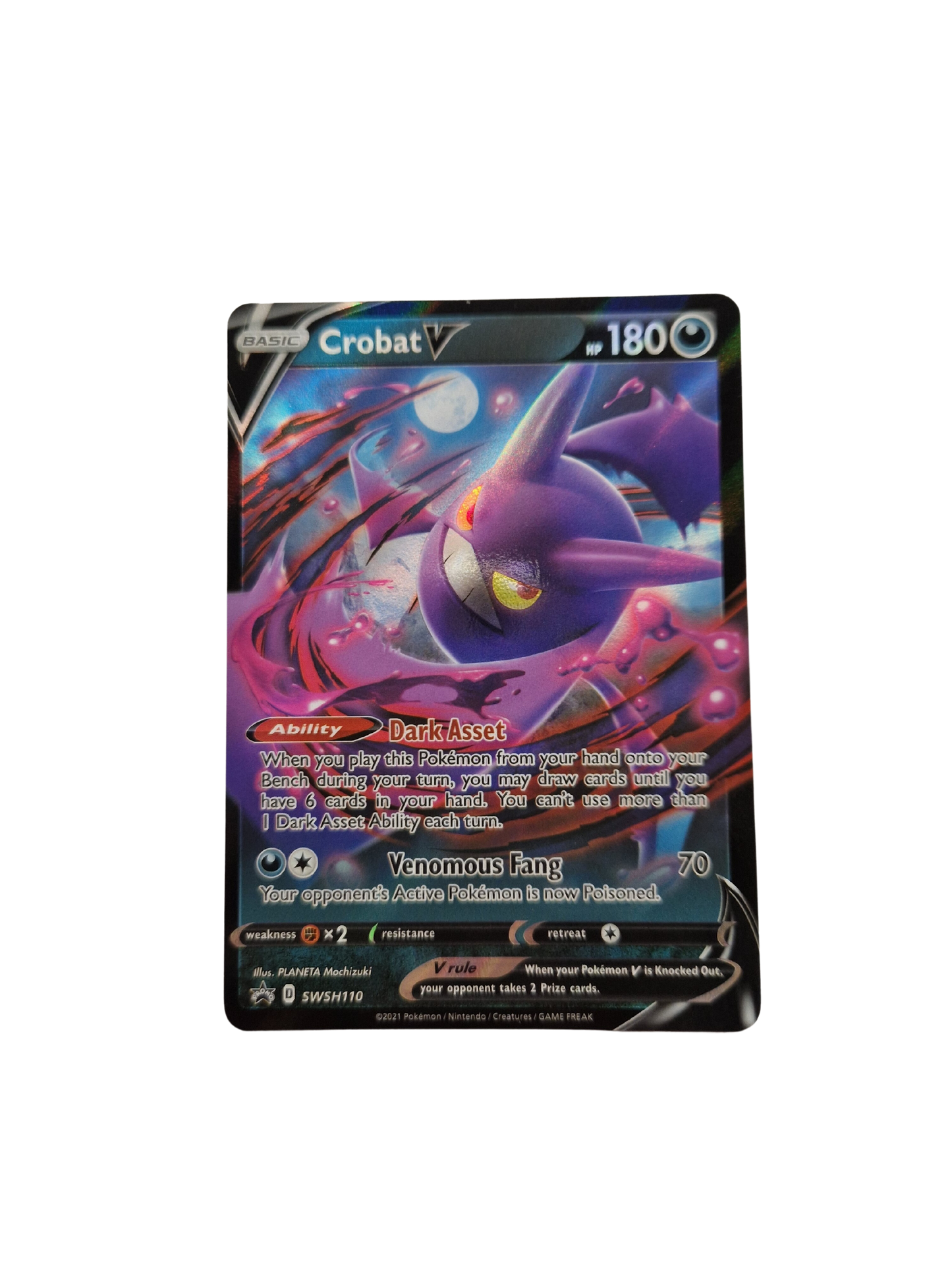 Pokemon Crobat V promo SWSH110