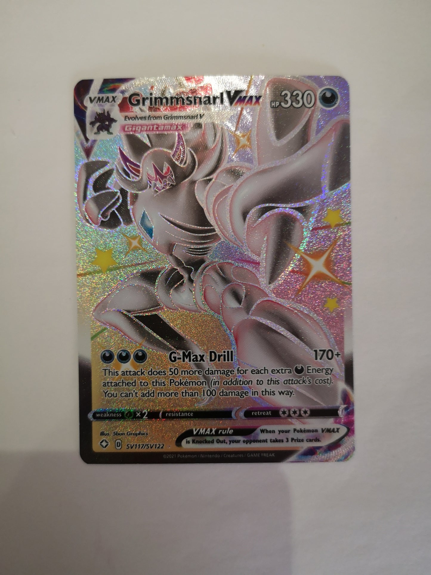 Pokemon Grimmsnarl VMAX SV117/SV122