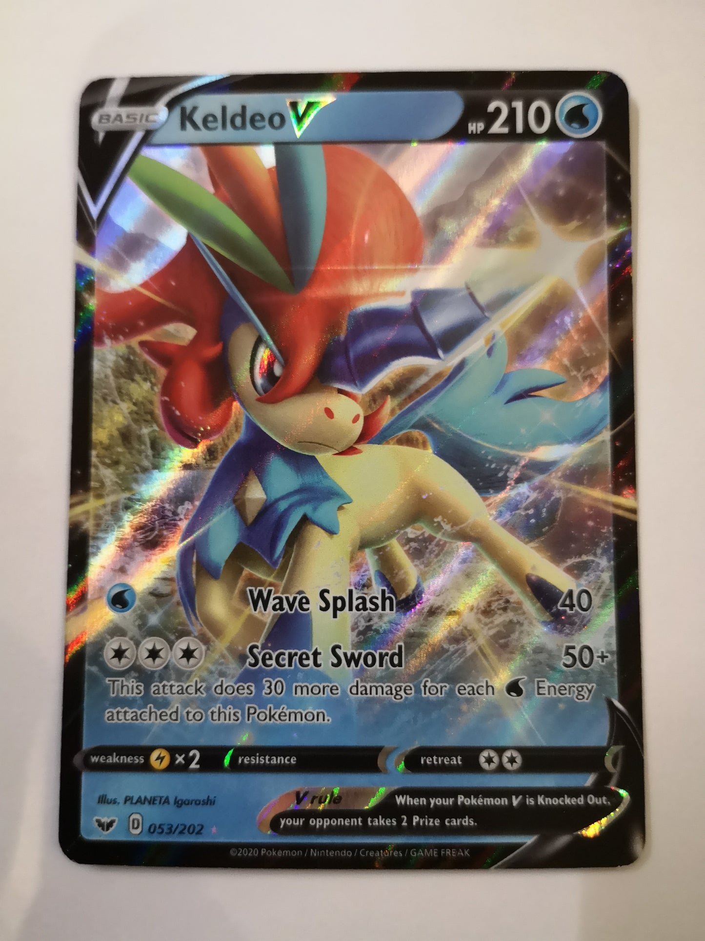 Pokemon Keldeo V 053/202