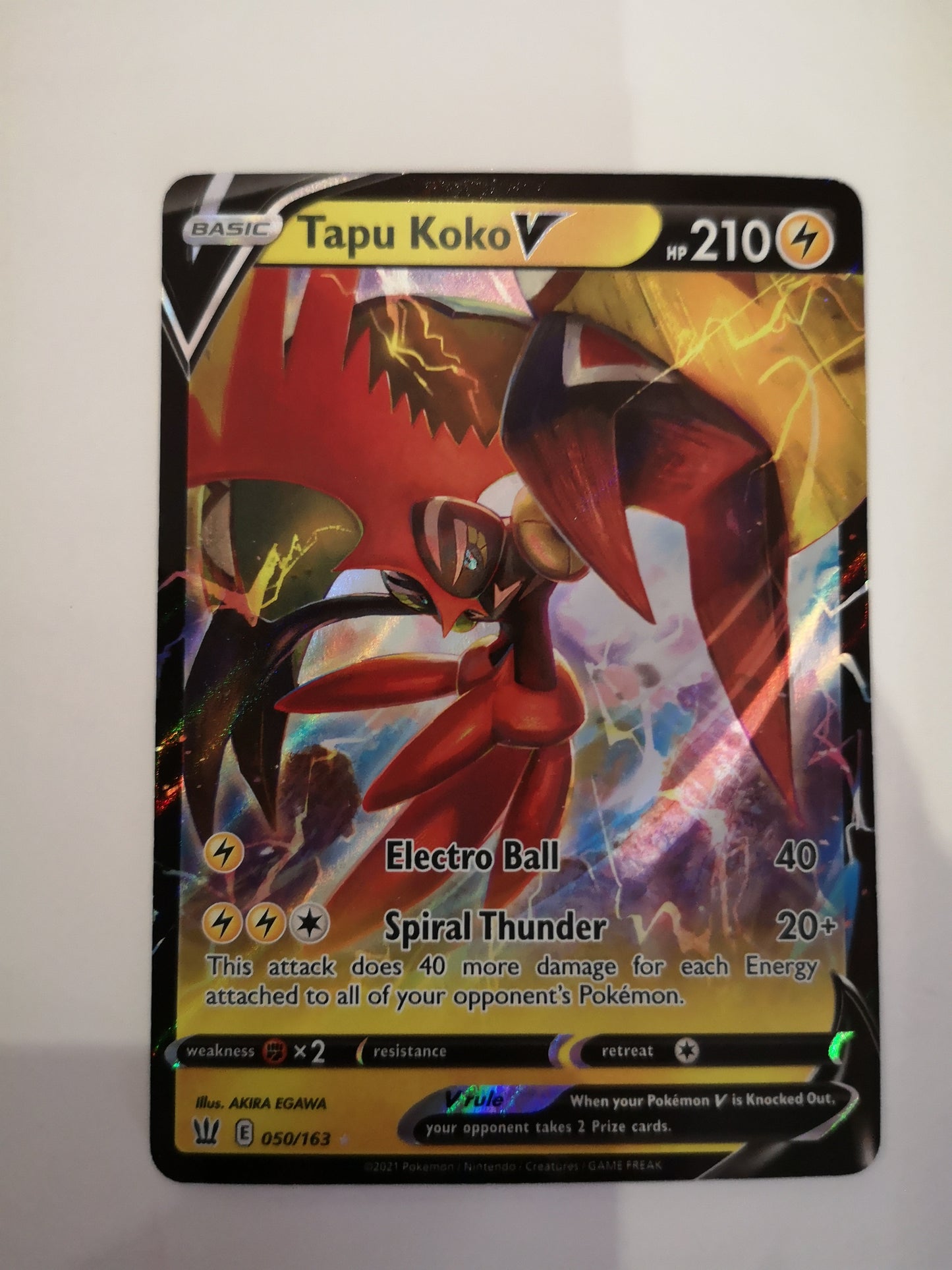 Pokemon Tapu Koko V 050/163