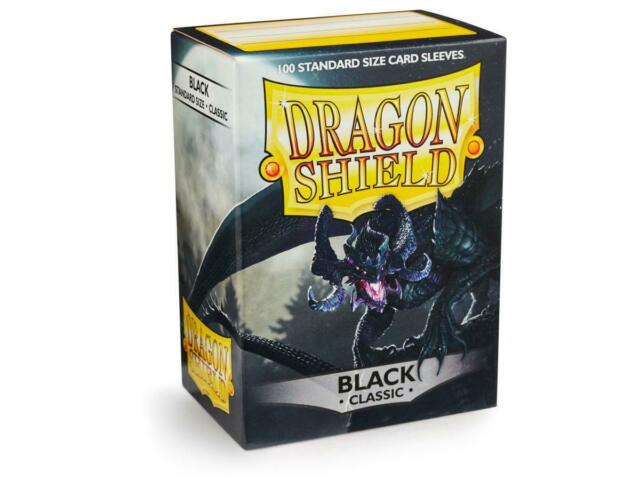 Dragon Shield Standard Size Classic Black Card Sleeves