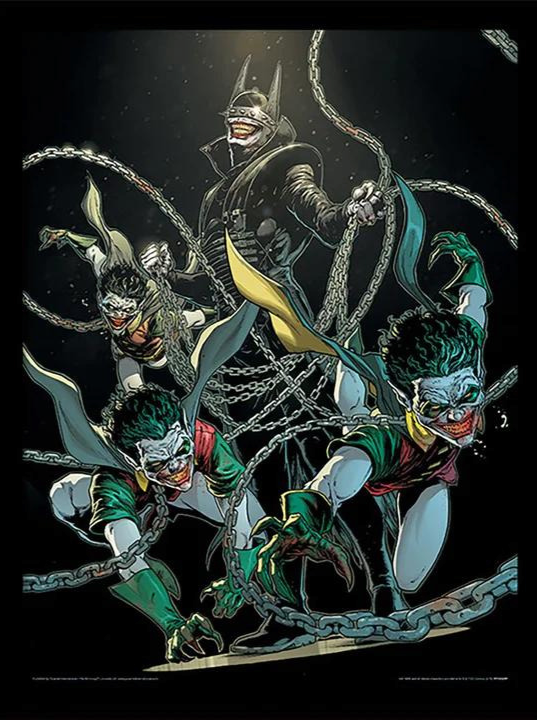 Batman (The Batman Who Laughs) 30 x 40cm Framed Collector Print