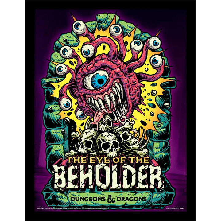 Dungeons & Dragons (Beholder) Framed Collector Print