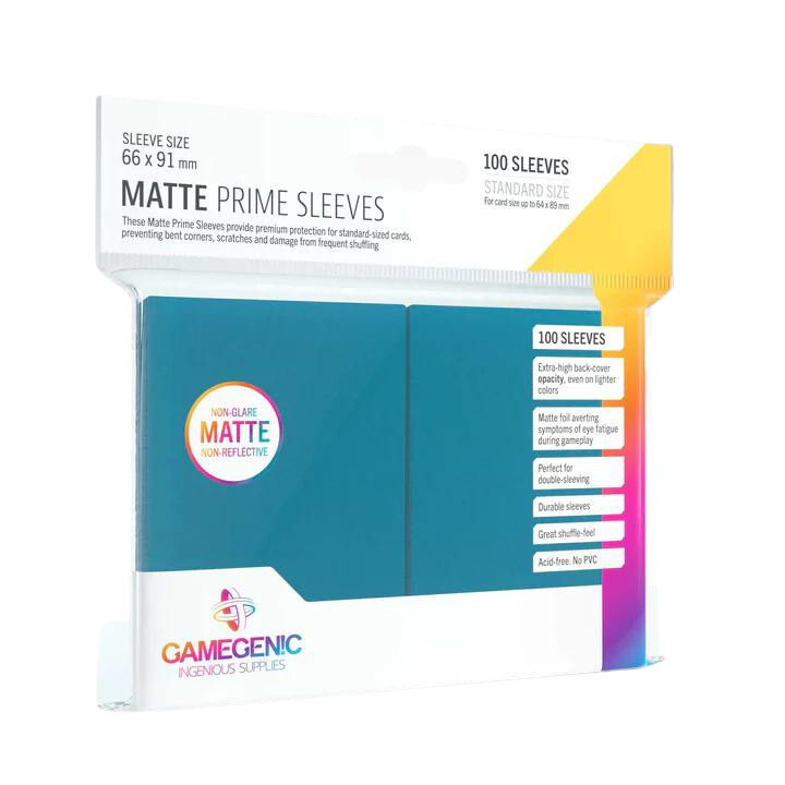 Gamegenic Matte Prime Sleeves - Blue (100)