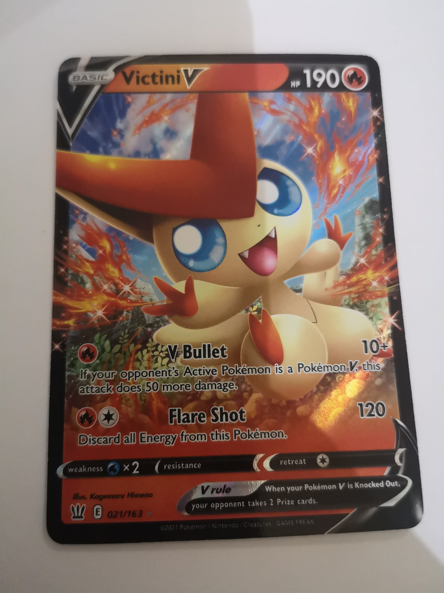 Pokemon Victini V 021/163