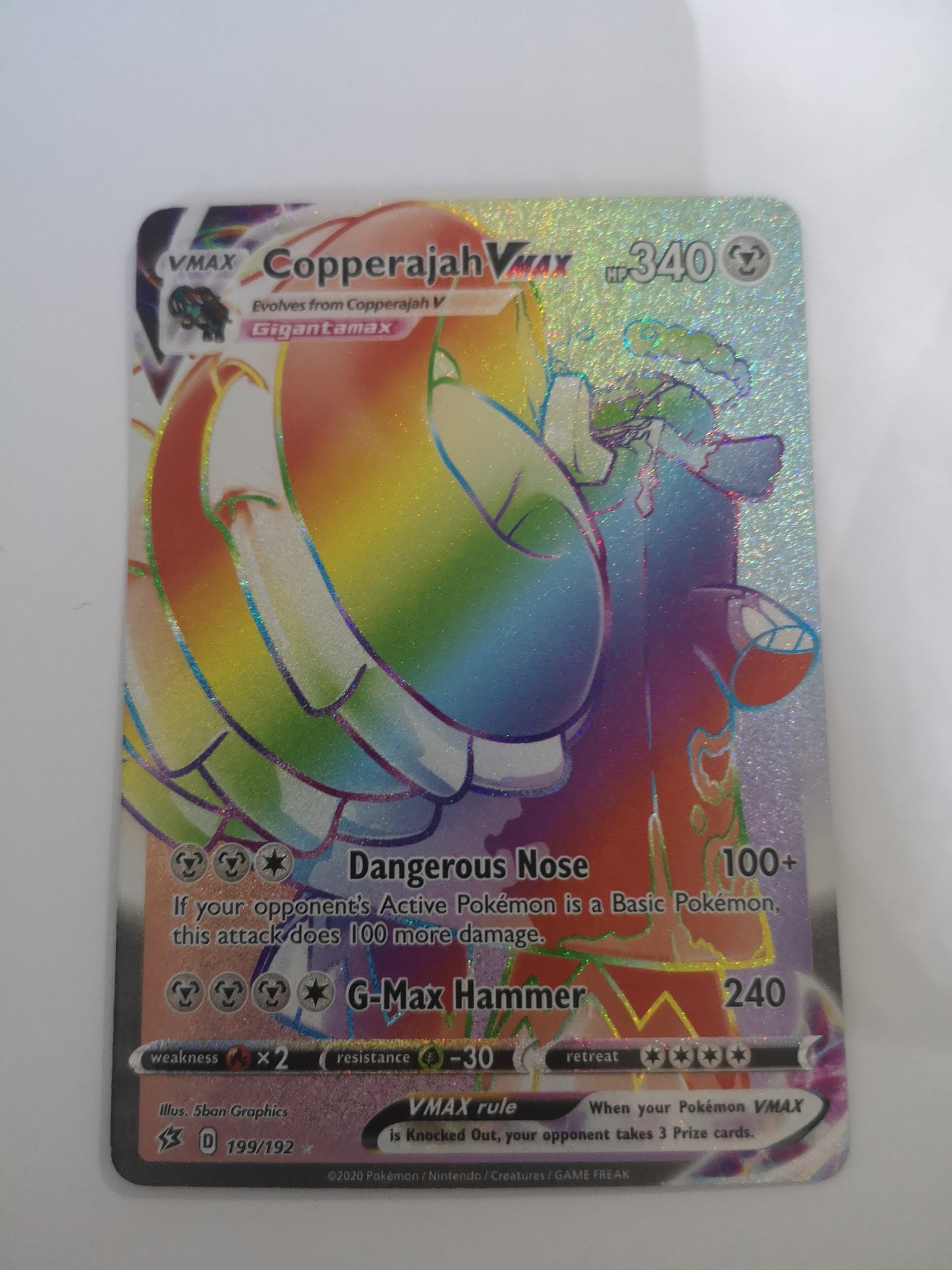 Pokemon Copperajah VMAX 199/192