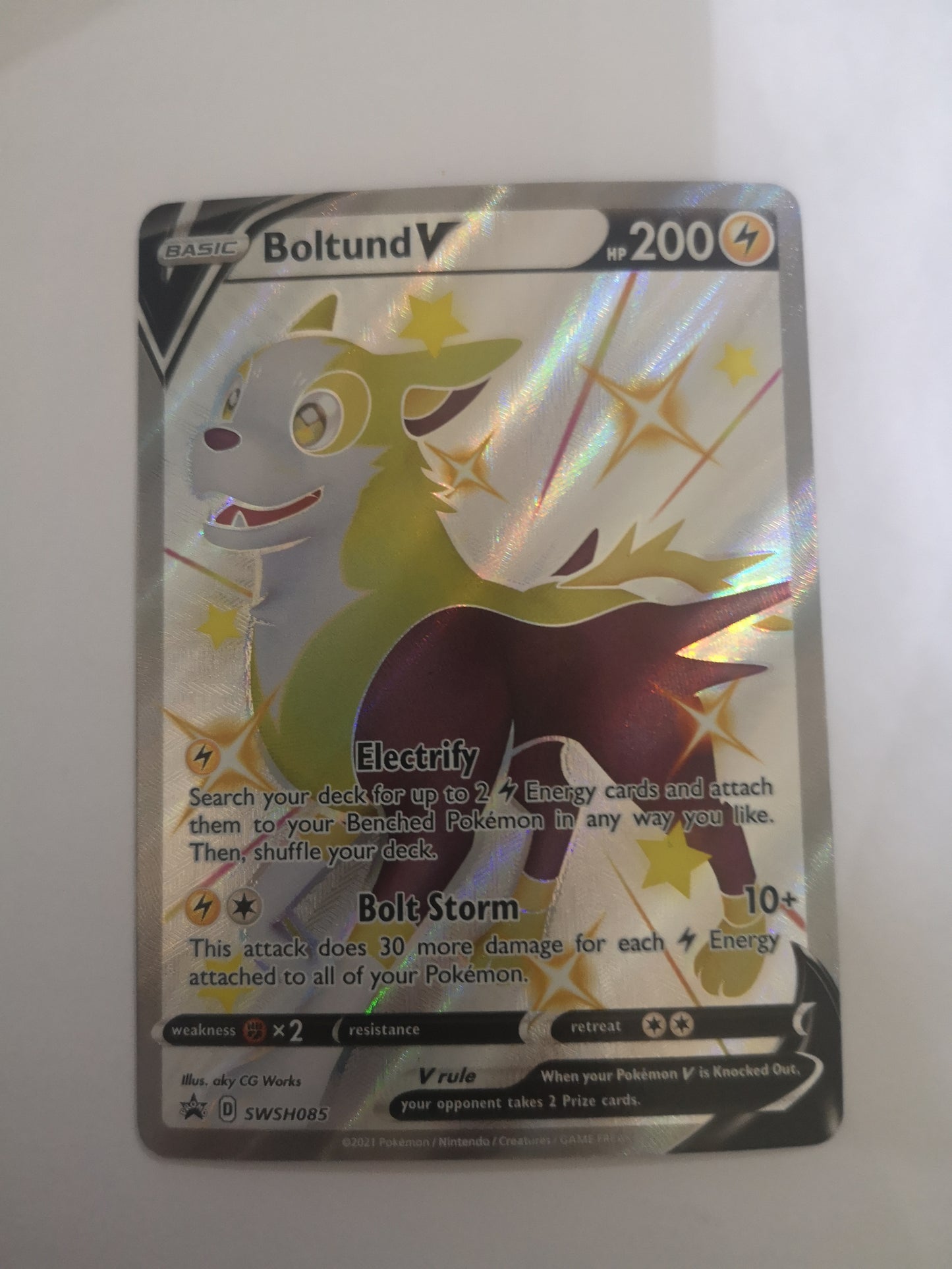 Pokemon Boltund V SWSH085