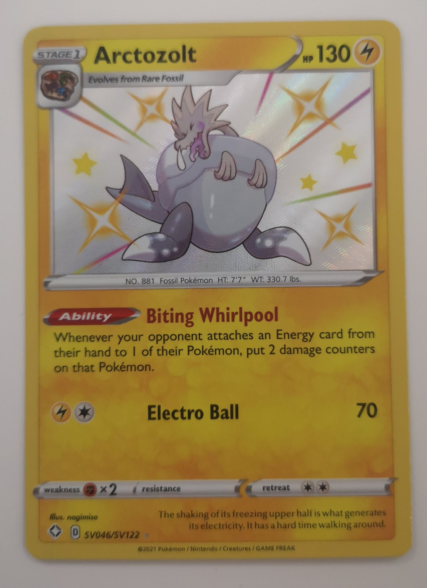 Pokemon Arctozolt SV046/SV122