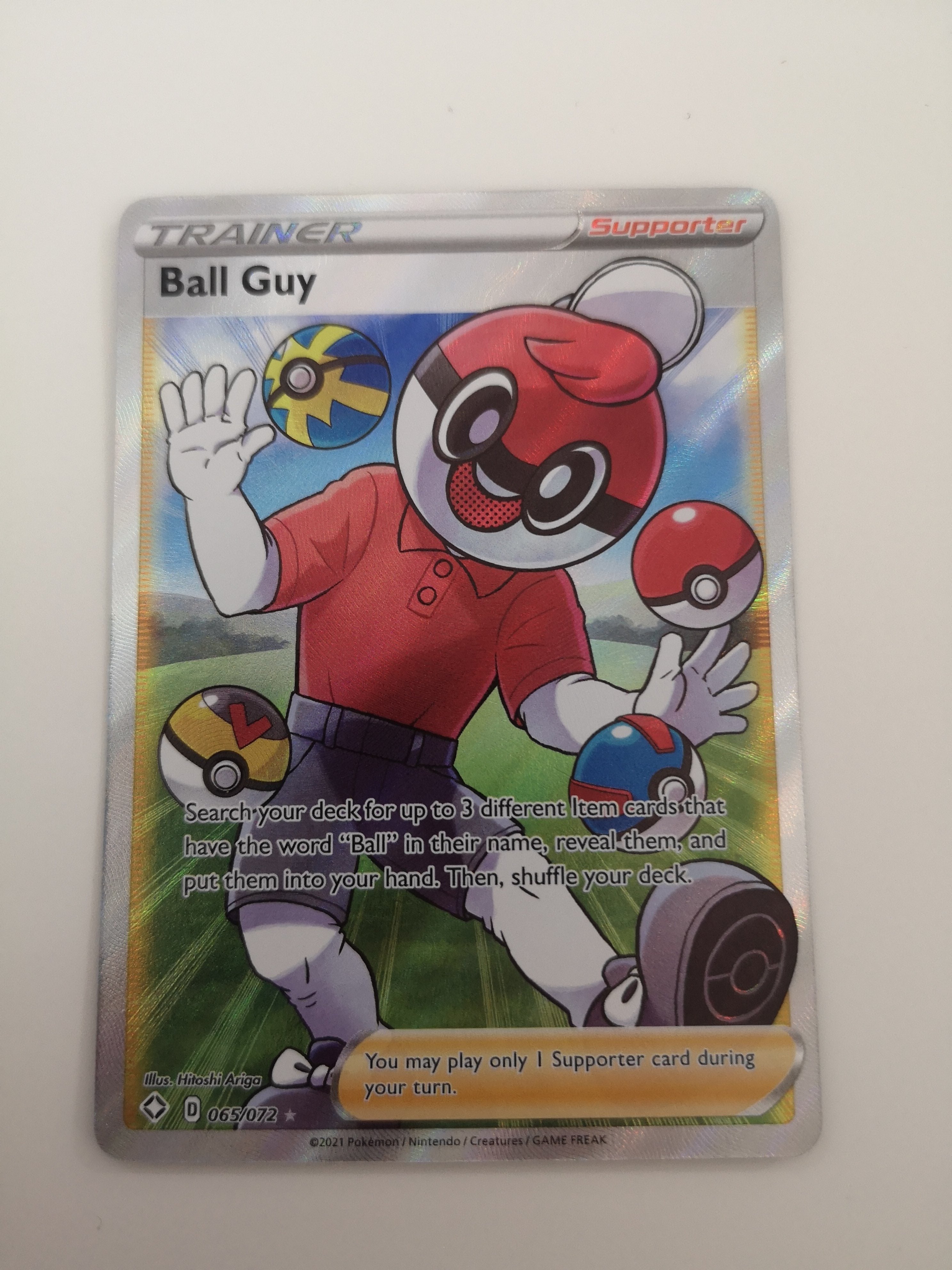Pokemon Ball Guy 065/072 Unified Cards Pokemon Ball Guy 065/072 Unified Cards