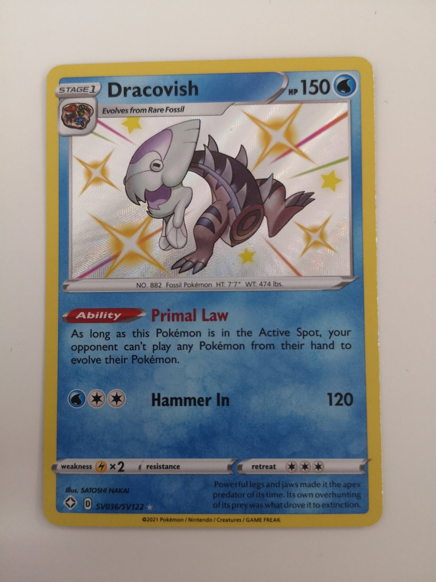 Pokemon Dracovish SV036/SV122