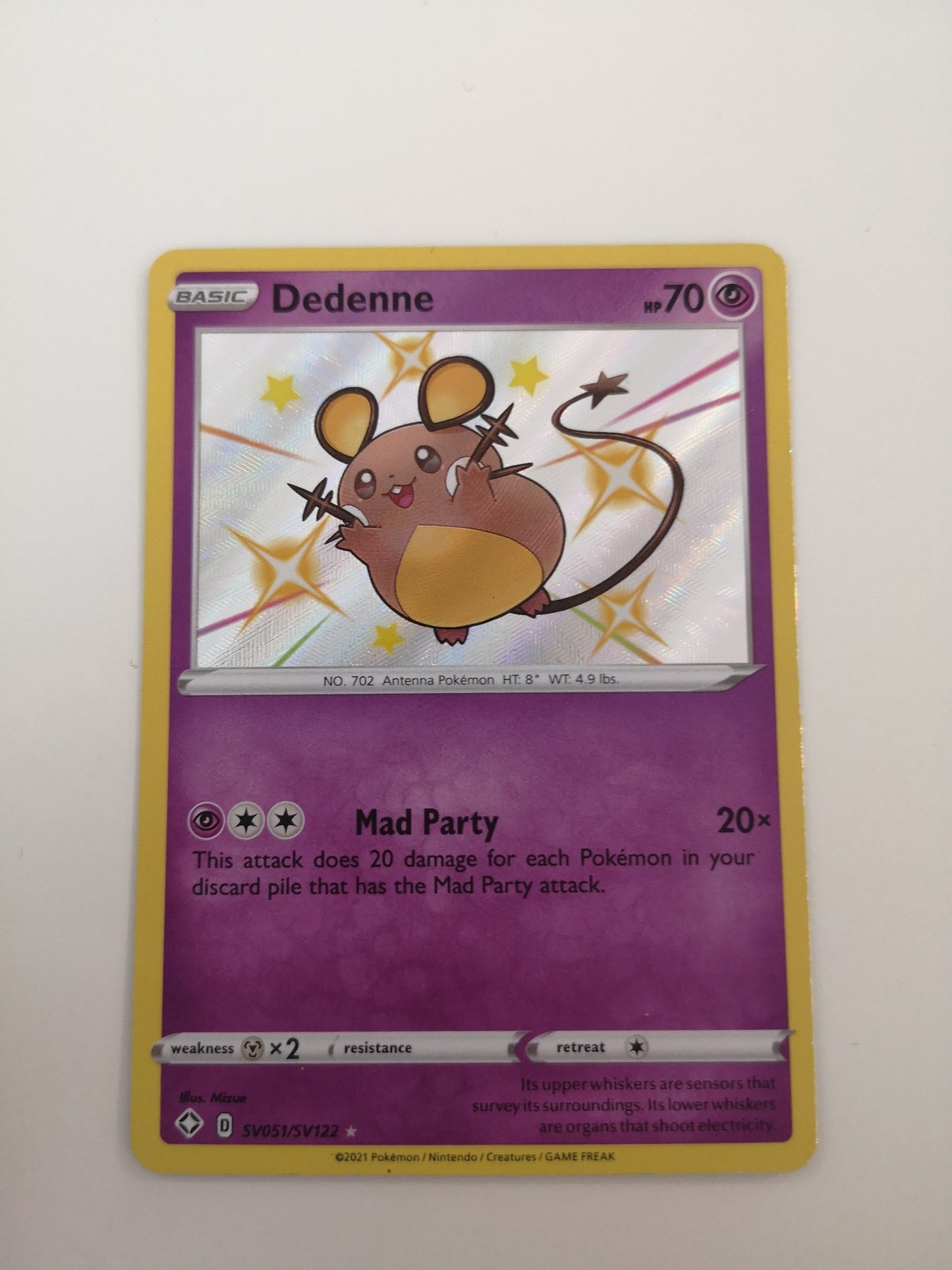 Pokemon Dedenne SV051/SV122