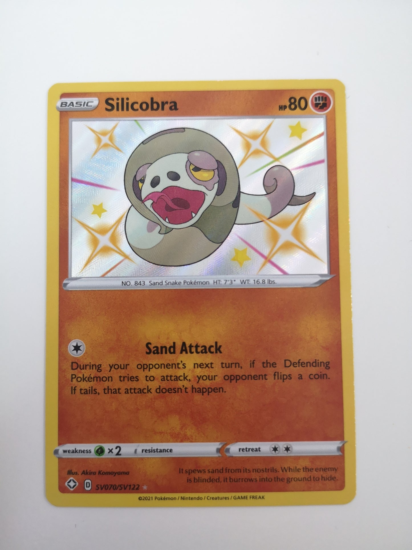 Pokemon Silicobra SV070/SV122