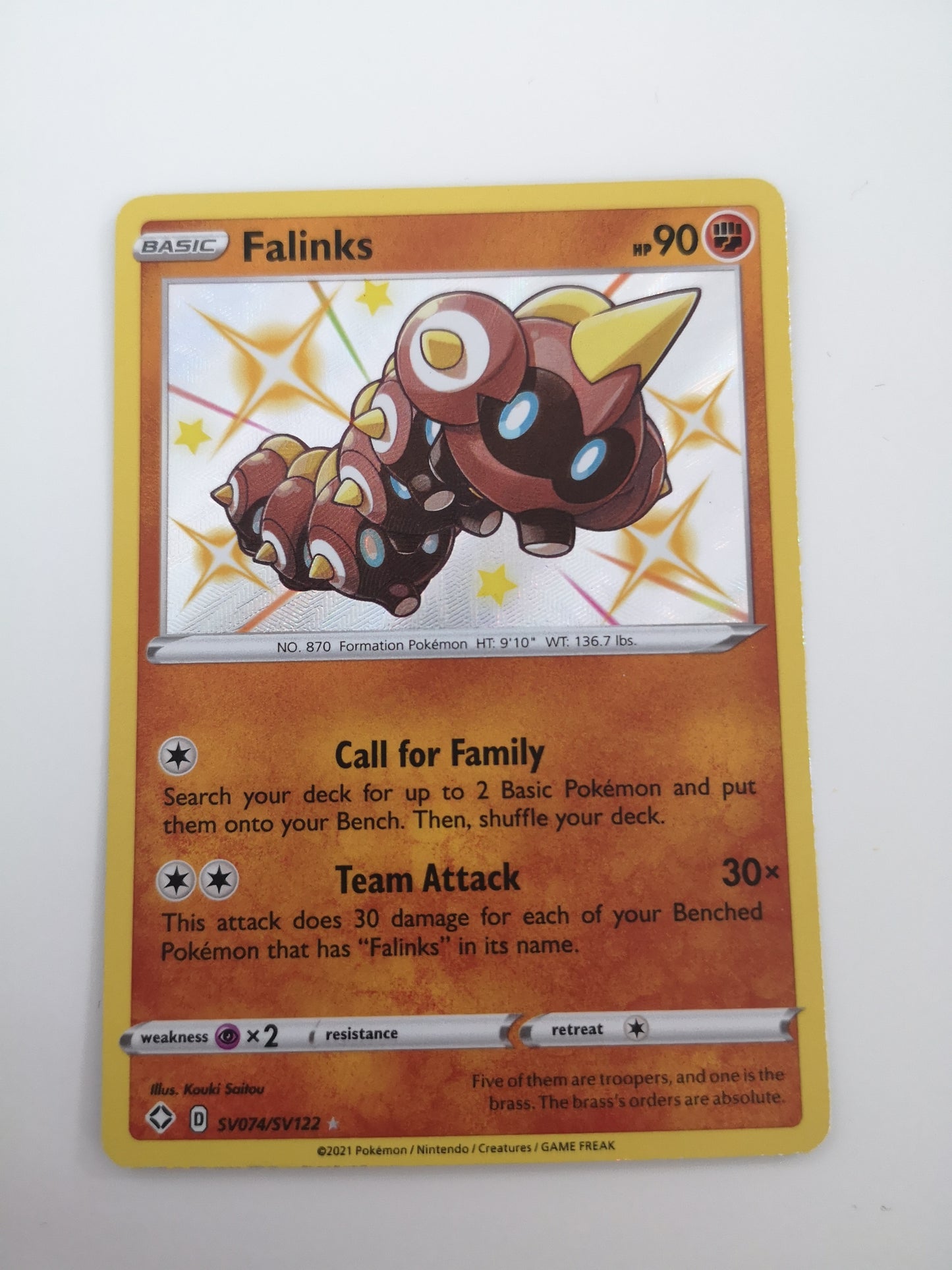 Pokemon Falinks SV074/SV122