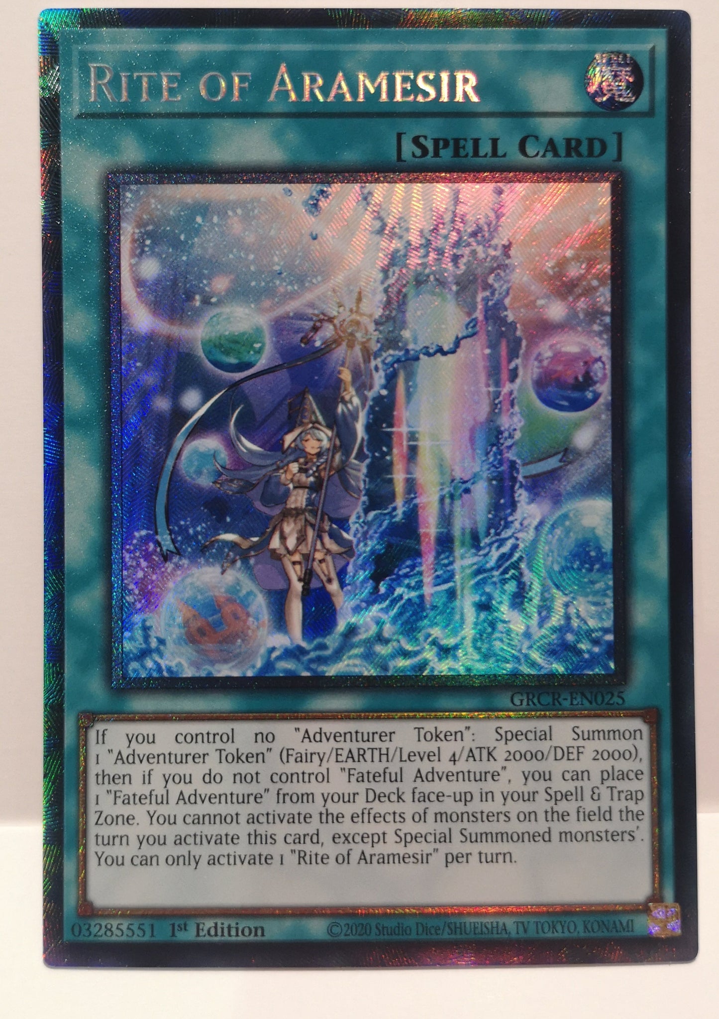 Yu-Gi-Oh! Rite Of Aramesir Collectors Rare GRCR-EN025