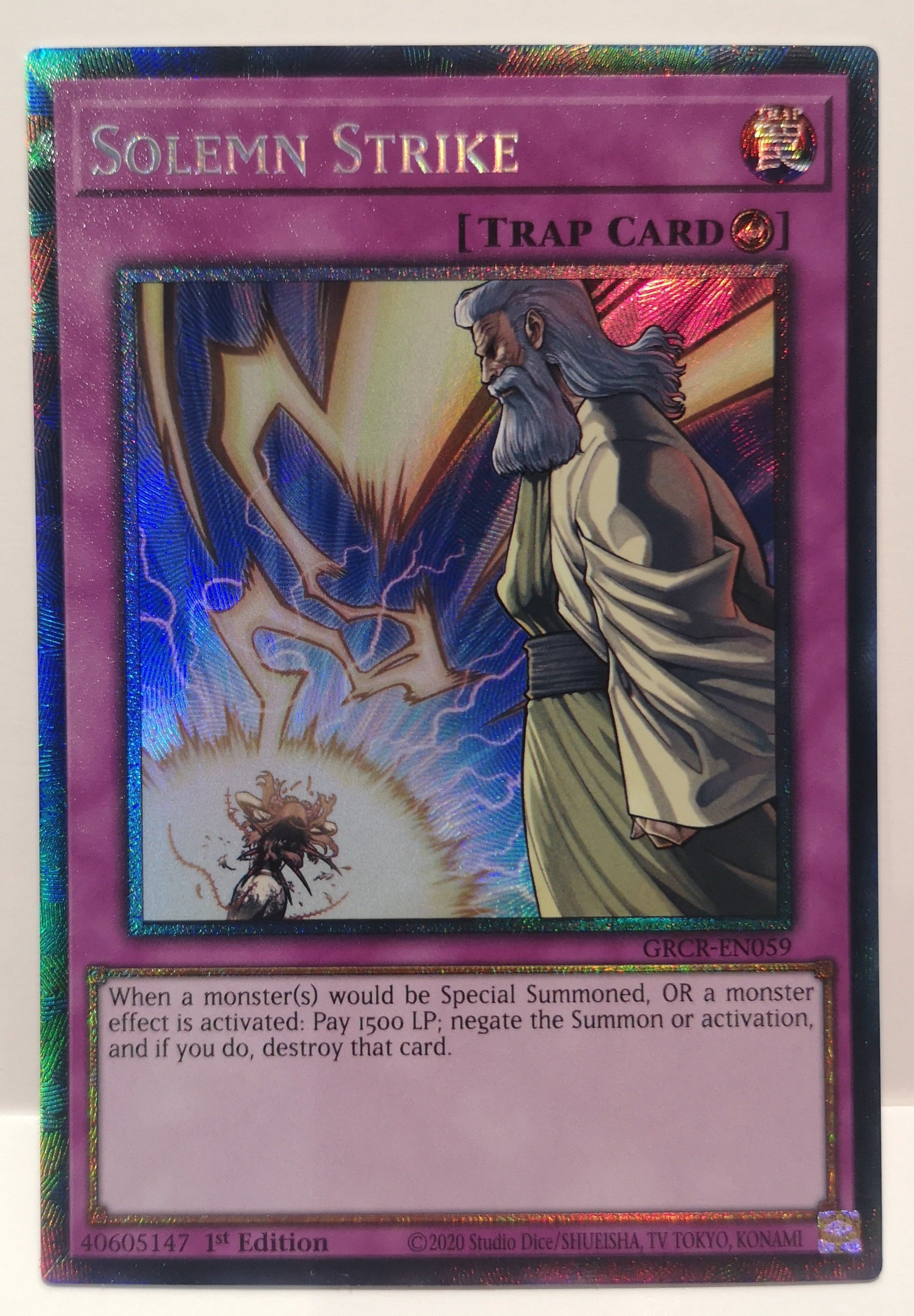 Yu-Gi-Oh! Solemn Strike Collectors Rare GRCR-EN059